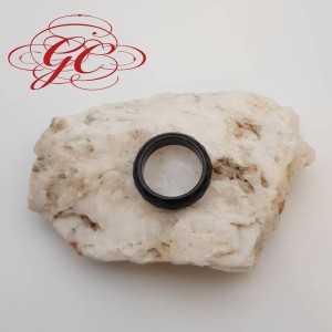 【肌容雪】天然緬甸A貨墨翡翠戒指 編號617