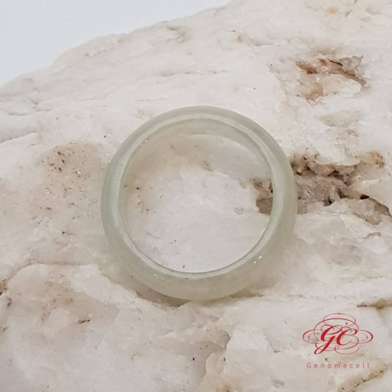 【肌容雪】天然緬甸A貨冰糖雪梨翡翠戒指 編號629 