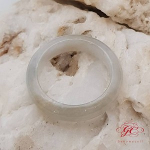 【肌容雪】天然緬甸A貨冰糖雪梨翡翠戒指 編號632