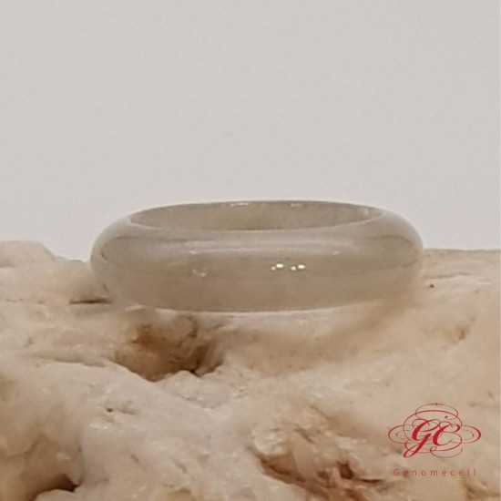 【肌容雪】天然緬甸A貨冰糖雪梨翡翠戒指 編號632