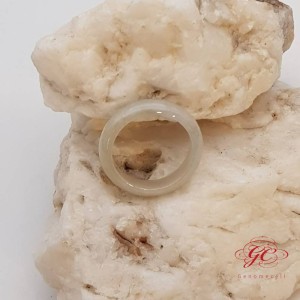 【肌容雪】天然緬甸A貨冰糖雪梨翡翠戒指 編號633