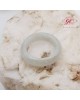 【肌容雪】天然緬甸A貨白底飄花翡翠戒指 編號634 