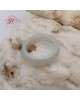 【肌容雪】天然緬甸A貨白底飄花翡翠戒指 編號634 