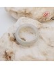 【肌容雪】天然緬甸A貨白底飄花翡翠戒指 編號634 