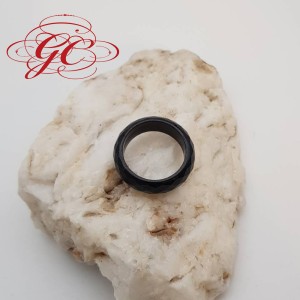 【肌容雪】天然緬甸A貨墨翡翠戒指 編號618