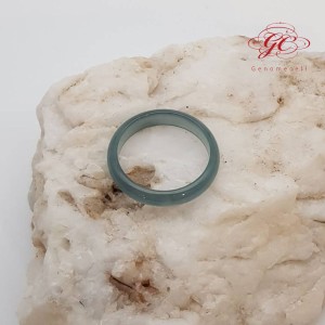 【肌容雪】天然緬甸A貨冰藍翡翠戒指 編號624