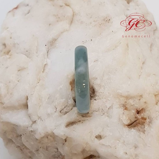 【肌容雪】天然緬甸A貨冰藍翡翠戒指 編號626