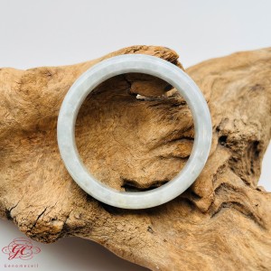 【肌容雪】緬甸天然A貨翡翠手鐲 編號109 (鐲寬56.0mm #18號)