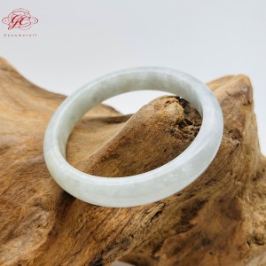【肌容雪】緬甸天然A貨翡翠手鐲 編號109 (鐲寬56.0mm #18號)