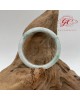 【肌容雪】天然緬甸A貨飄花翡翠特色美鐲 編號195 (鐲寬58.1mm #19號)