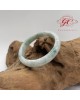 【肌容雪】天然緬甸A貨飄花翡翠特色美鐲 編號195 (鐲寬58.1mm #19號)