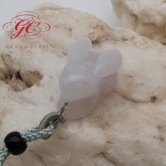 【肌容雪】天然緬甸翡翠糯冰兔子造型吊墜 編號328（高粉 / 矮粉 / 綠）