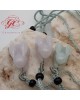 【肌容雪】天然緬甸翡翠糯冰兔子造型吊墜 編號328（高粉 / 矮粉 / 綠）