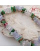 【肌容雪】天然緬甸翡翠手鍊 編號337