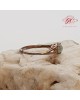 【肌容雪】天然緬甸A貨冰翡翠蛋面戒指 編號503