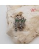 【肌容雪】天然緬甸A貨綠翡翠貓咪造型耳丁 編號507
