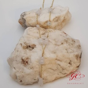 【肌容雪】天然緬甸A貨白冰翡翠葫蘆造型項鍊 編號597