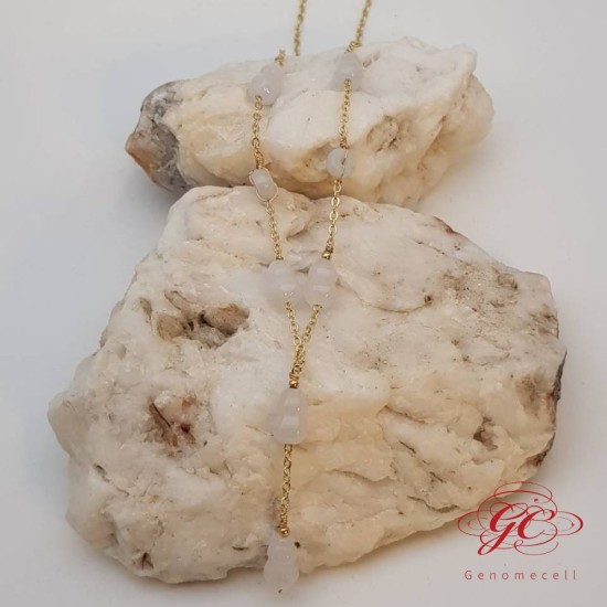【肌容雪】天然緬甸A貨白冰翡翠葫蘆造型項鍊 編號597