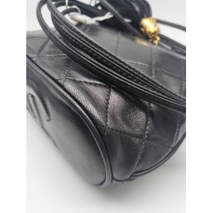 二手中古奢侈品香奈兒小號波蘿金球側斜包-編號L101