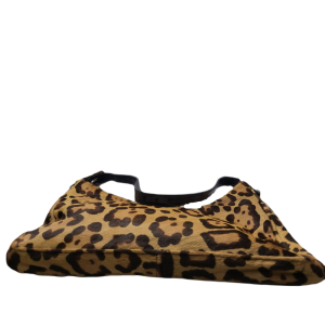 二手奢侈品限量芬迪豹紋馬毛全皮側背包 -編號L112