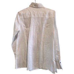 二手奢侈品巴寶麗白色襯衫(9.9新, 肩38胸48長74)-編號L239