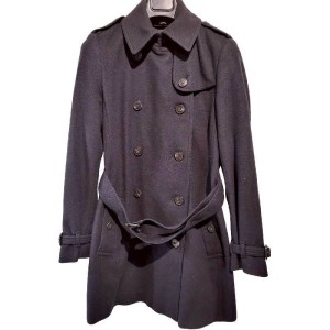 二手奢侈品巴寶麗Burberry黑色羊毛外套-編號L243