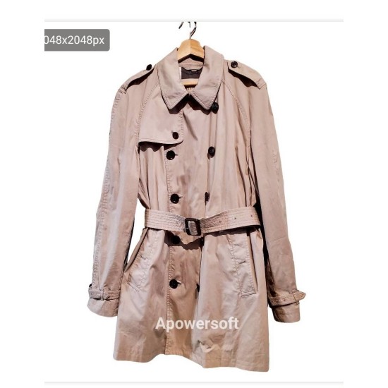 二手奢侈品巴寶麗Burberry風衣外套(全新閒置品, 肩46胸50長96／官碼XL)-編號L248