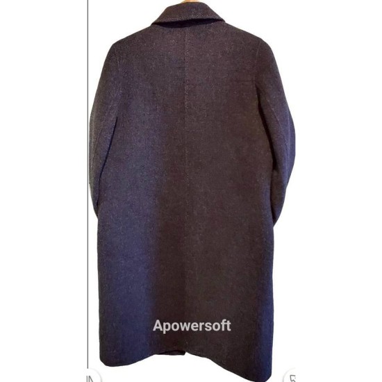 二手奢侈品香奈兒中古款手工外縫線刺繡羊毛外套(9.9新, 肩40胸52長100)-編號S17