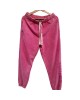 二手奢侈品香奈兒Chanel粉色棉質運動褲 (9.9新, 腰37臀52長102)-編號S104
