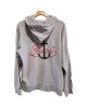 二手奢侈品Gucci灰色連帽拉鍊運動衫(9.9新, 肩50胸58長60)-編號S107