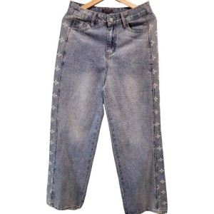 二手奢侈品LV路易威登水洗丹寧長褲 (9.9新, 腰36臀50長105)-編號S110