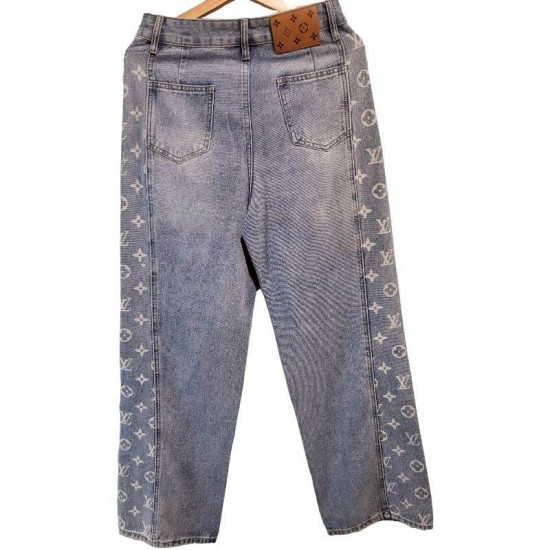 二手奢侈品LV路易威登水洗丹寧長褲 (9.9新, 腰36臀50長105)-編號S110
