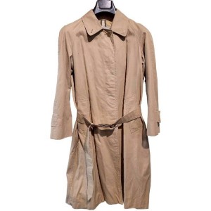 二手奢侈品Burberry巴寶麗內裡戰馬格風衣外套(9.9新, 肩40胸48長100)-編號S114