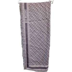 二手奢侈品Dior迪奧Dior Oblique 披肩 (9.9新, 長140寬140)-編號S139