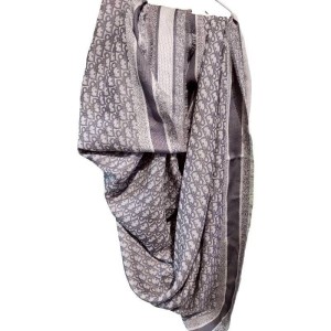 二手奢侈品Dior迪奧Dior Oblique 披肩 (9.9新, 長140寬140)-編號S139