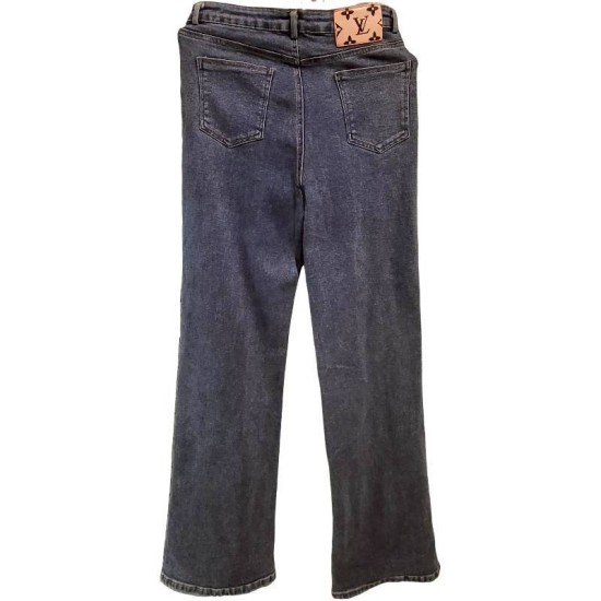 二手奢侈品LV路易威登牛仔長褲 (9.9新, 腰36臀42長107)-編號S140