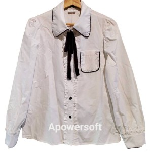 二手奢侈品Chanel香奈兒米白色櫬衣(9.9新, 肩40胸50長67)-編號S33