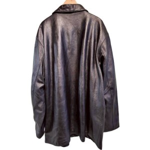 二手奢侈品愛瑪仕Hermès小牛皮外套 (9.9新, 肩50胸58長85)-編號S40