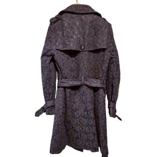 香奈兒CHANEL蕾絲外套 (9.9新, 肩38胸46長96)-編號S43