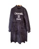 二手奢侈品香奈兒CHANEL羊絨洋裝(9.9新, 肩38胸48長103)-編號S44