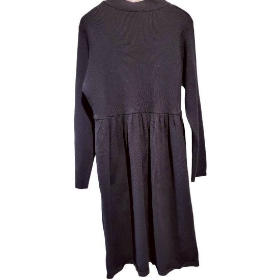 二手奢侈品YSL聖羅蘭春秋針織洋裝(9.9新, 肩40胸50長102)-編號S45