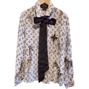 二手奢侈品LV路易威登動物園限量長衫 (9.9新, 肩36胸46長62)-編號S50
