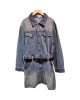 二手奢侈品普拉達Prada牛仔連身裙（或可當作加長版外套穿著） (9.9新, 肩44胸48長92)-編號S60
