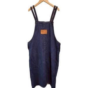 二手奢侈品LV路易威登藍色牛仔吊帶裙 (9.9新, 40胸45長110)-編號S63