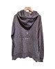 二手奢侈品LV路易威登灰色拉鍊連帽外套 (9.9新, 肩48胸54長64)-編號S66
