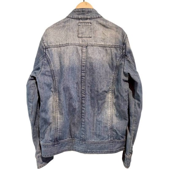 二手奢侈品香奈兒Chanel牛仔夾克 (9.9新, 肩40胸50長62)-編號S81