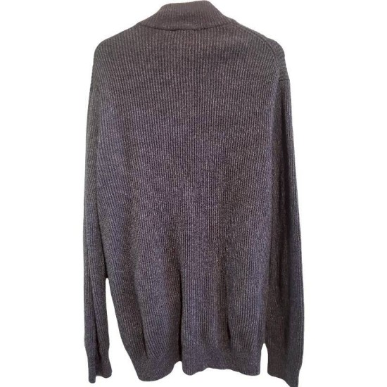 二手奢侈品香奈兒Chanel羅紋針織拉鍊開襟衫 (9.9新, 肩56胸62長83)-編號S91