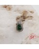 【肌容雪】緬甸天然A貨葫蘆冰蠟綠翡翠耳丁 編號485