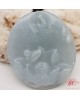 【肌容雪】天然緬甸A貨白翡翠荷花雕吊墜 編號490 【肌容雪】天然緬甸A貨白翡翠荷花雕吊墜 編號490