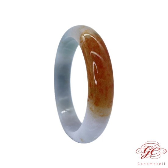 【肌容雪】緬甸天然A貨翡翠紅翡翠特色手鐲 編號561 (鐲寬56.5mm #18號)